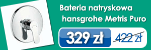 Bateria natryskowa podtynkowa Hansgrohe Metris Puro