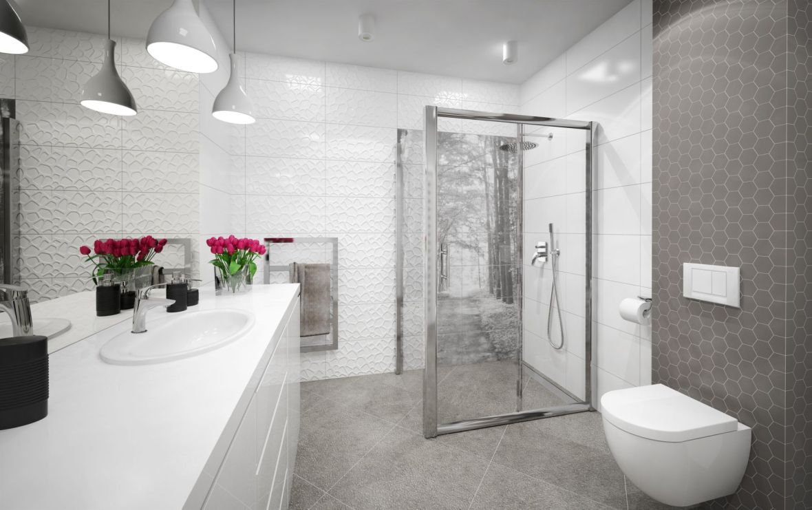 łazienka w stylu skandynawskim