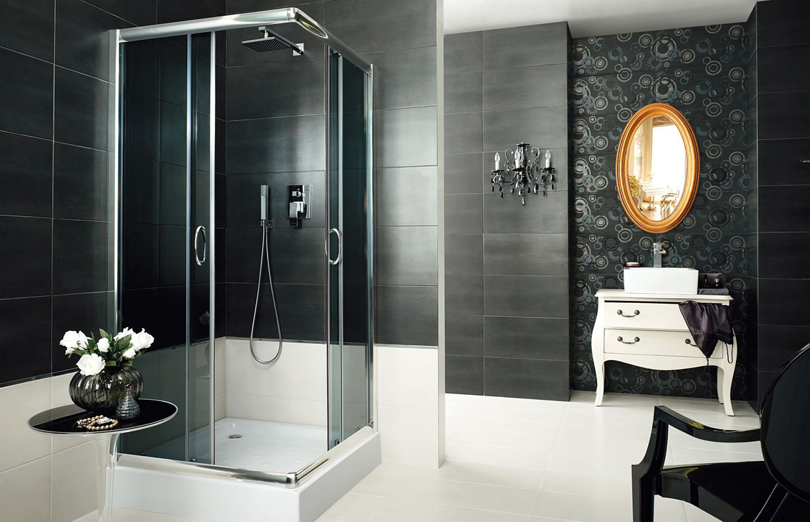 łazienka w stylu retro