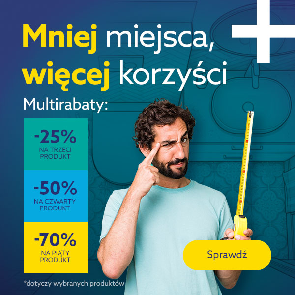 Mniej miejsca, więcej korzyści - multirabaty do -70%