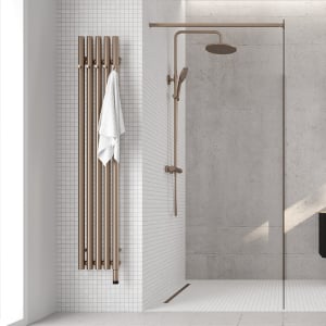 Oltens Stang grzejnik łazienkowy 180x26 cm miedź szczotkowana 55017610