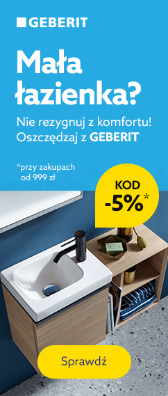 Oszczędzaj z GEBERIT! Kod -5% od 999 zł