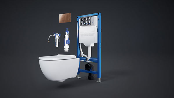 WC System stelaż podtynkowy w zestawie