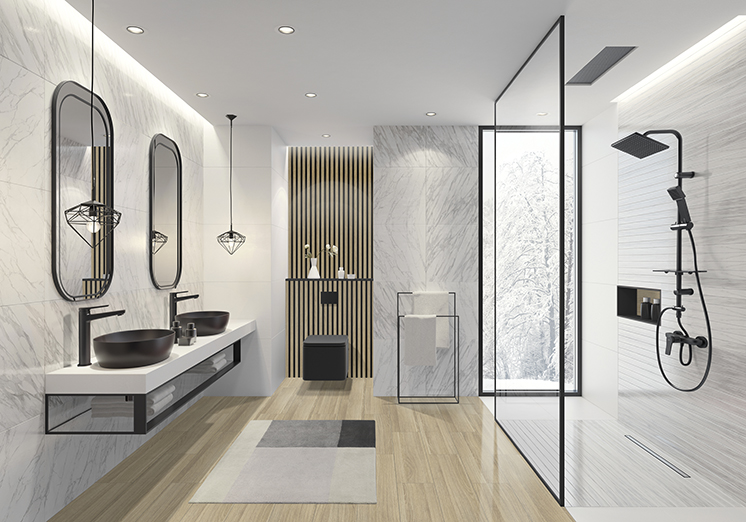 aranzacja lazienki ferro stratos black