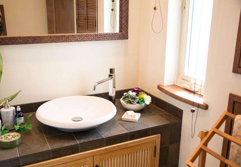 łazienka urządzona zgodnie z zasadami feng shui