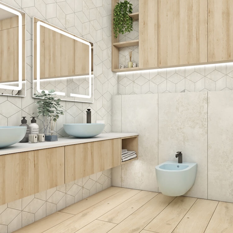 kolorowe umywalki massi