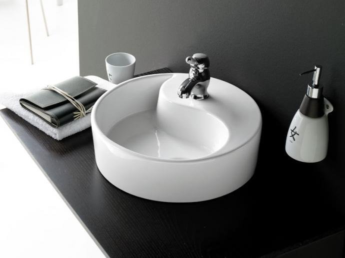 umywalka nablatowa ying-yang