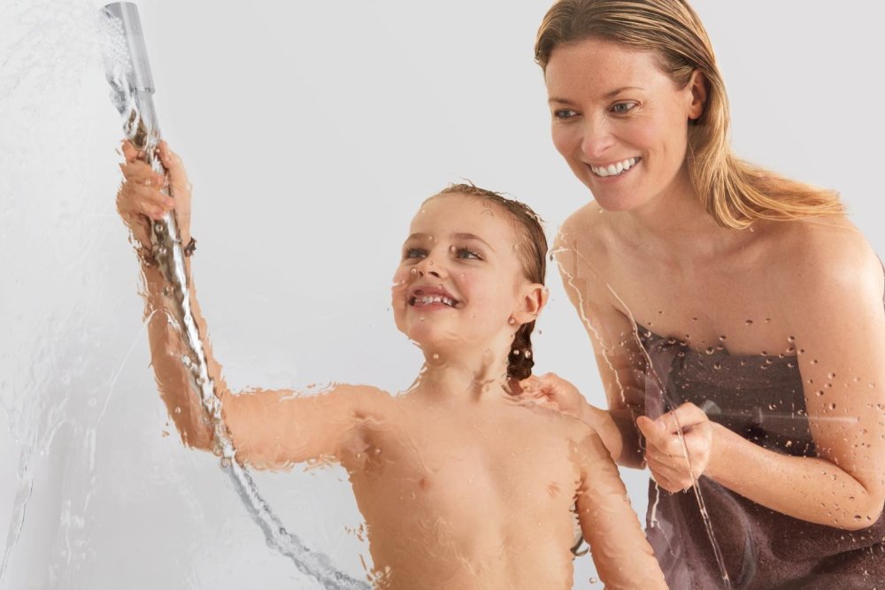 Prysznic z dzieckiem.