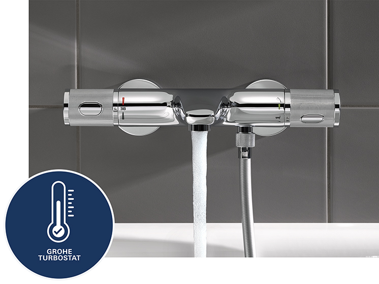 bateria z funckją grohe turbostat