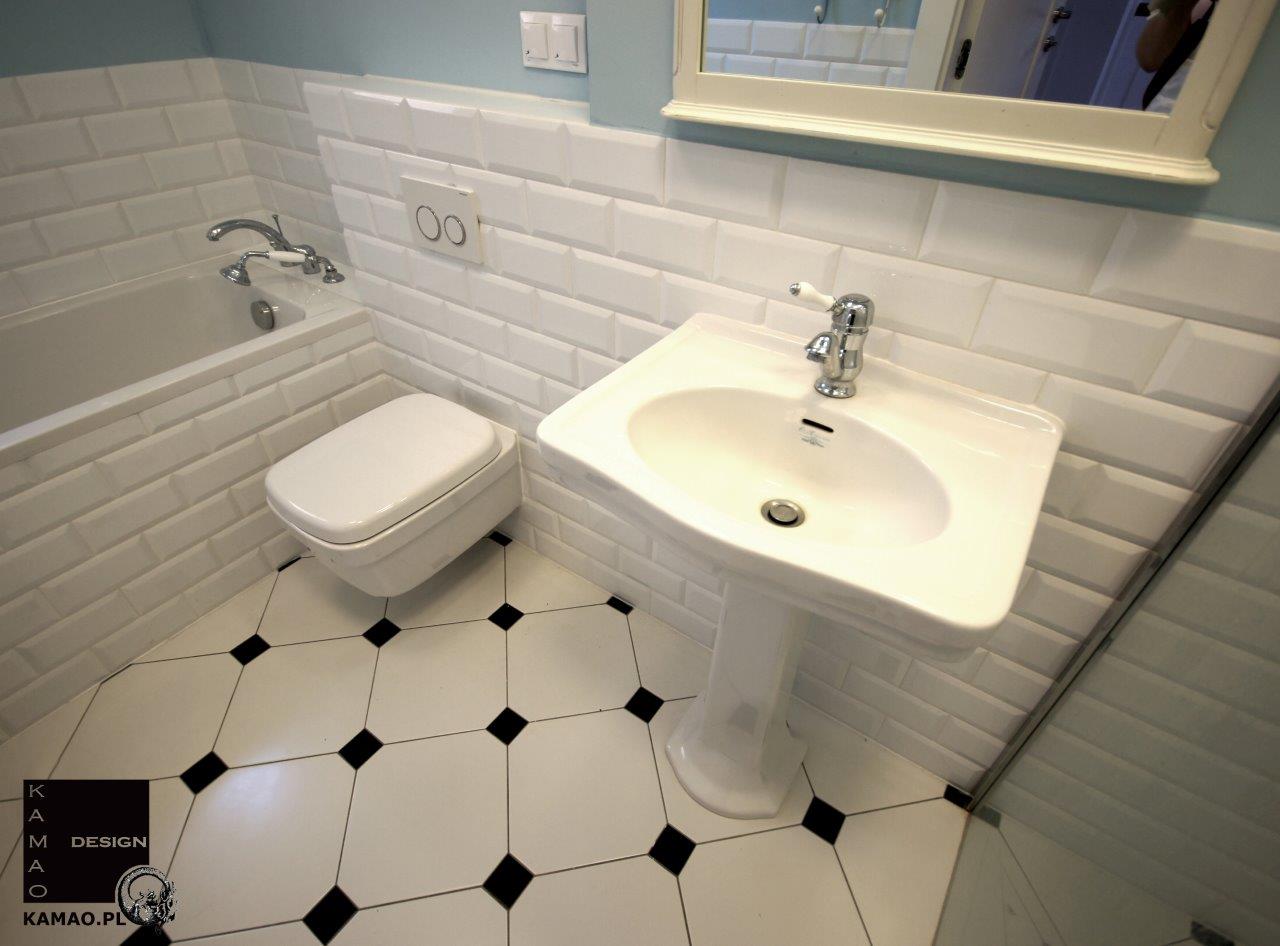 łazienka w stylu retro